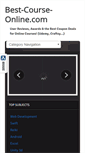 Mobile Screenshot of best-course-online.com