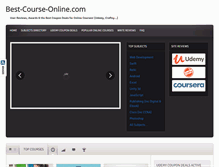 Tablet Screenshot of best-course-online.com